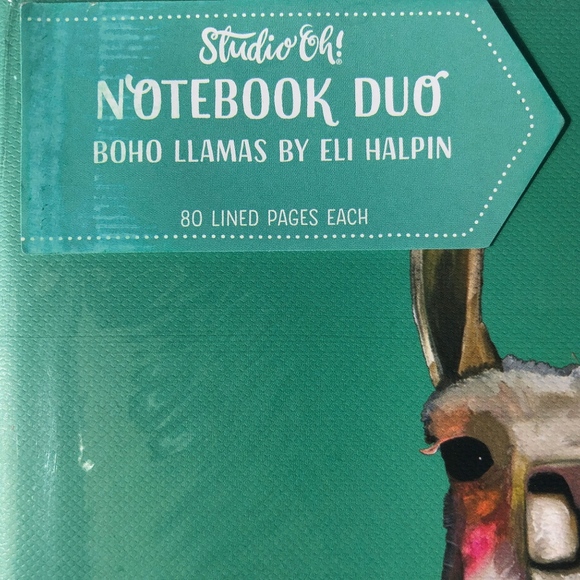 Boho Llamas set of 2 journals - Picture 4 of 5